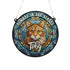 Cat Ginger Memorial Stained Glass Effect Suncatcher